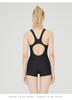 Women's Chlorine-Resistant Lycra One-Piece Swimsuit with Chest Pads - Slimming, Tummy-Concealing, Professional Racing Style