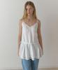 AMONG A Flare Layered Blouse_White
