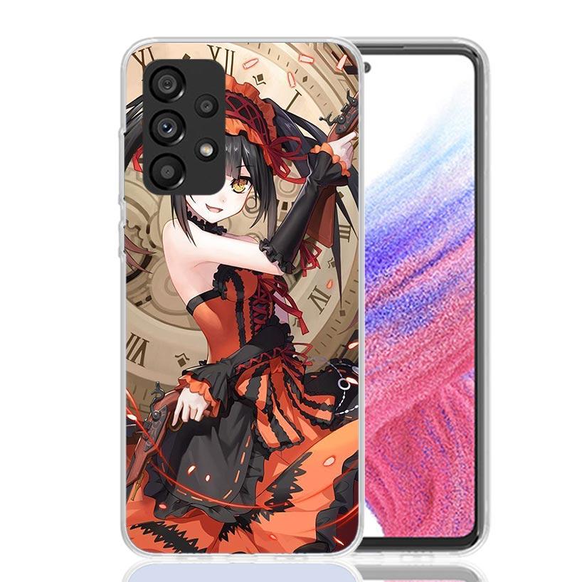 Date A Live Tokisaki Kurumi Phone Case For Samsung Galaxy A52 A32 A22 A12 A02S A50S A30S A51 A31 AA71 Note 20 Ultra 10 S10 Plus