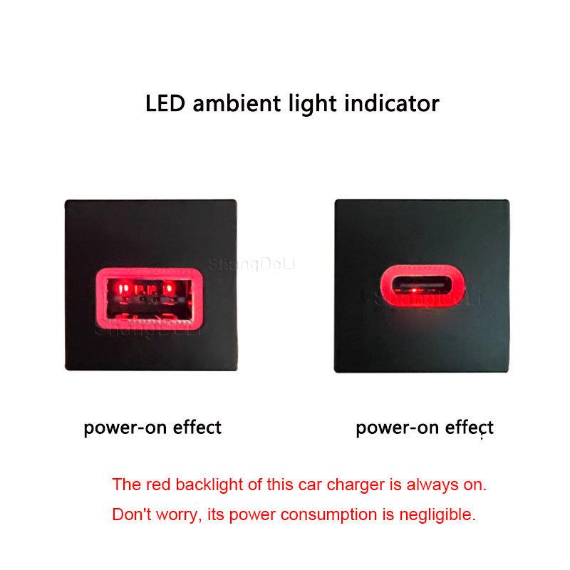 1PC Quick Car Charger Socket 12V/24V Cigarette Lighter USB Interface Adapter For Volkswagen Jetta 5 MK5 Scirocco Golf 6 06-12