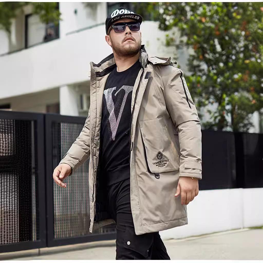 Winter Thickened Plus Size Trendy Loose Long Cotton Coat for Plus Size