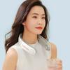 Portable USB Rechargeable Neck Fan Summer Neck Hanging Air Cooling Fan Mute Strong Wind Wearable Bladeless Neckband Fan