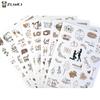 230 pezzi 8 Fogli Tema Matrimonio Scrapbooking Fai da te Adesivi Decorazioni Trasparenti Per Libro degli Ospiti Diario Personale Adesivi per Arti e Mestieri