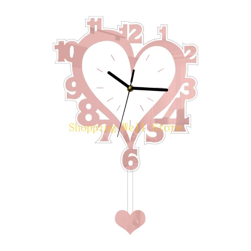 KX4B Wall Clock,Rustics Wall Clock Battery Operated Silents None Ticking Clock Decorative Clock for Kitchen,Bathroom Decors