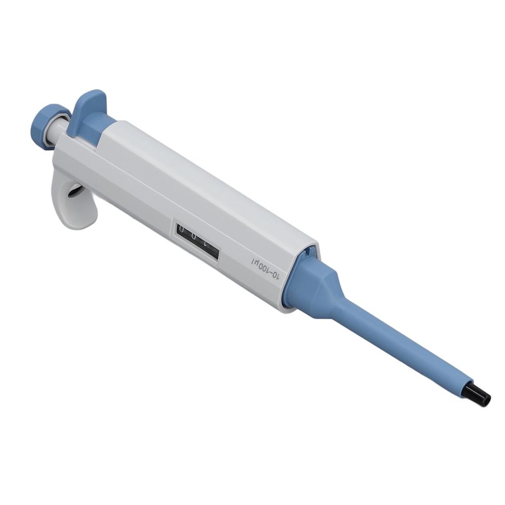 Single Channel Pipettor 10?100ul Adjustable Variable Volume Micropipette with Large Capacity Tip