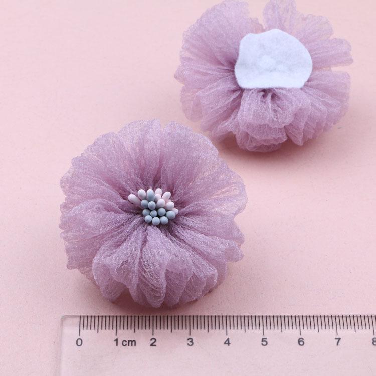 Korean Handmade Fabric Flowers DIY Pack: Hair Clips, Headbands, Shoe Decor, and Accessories