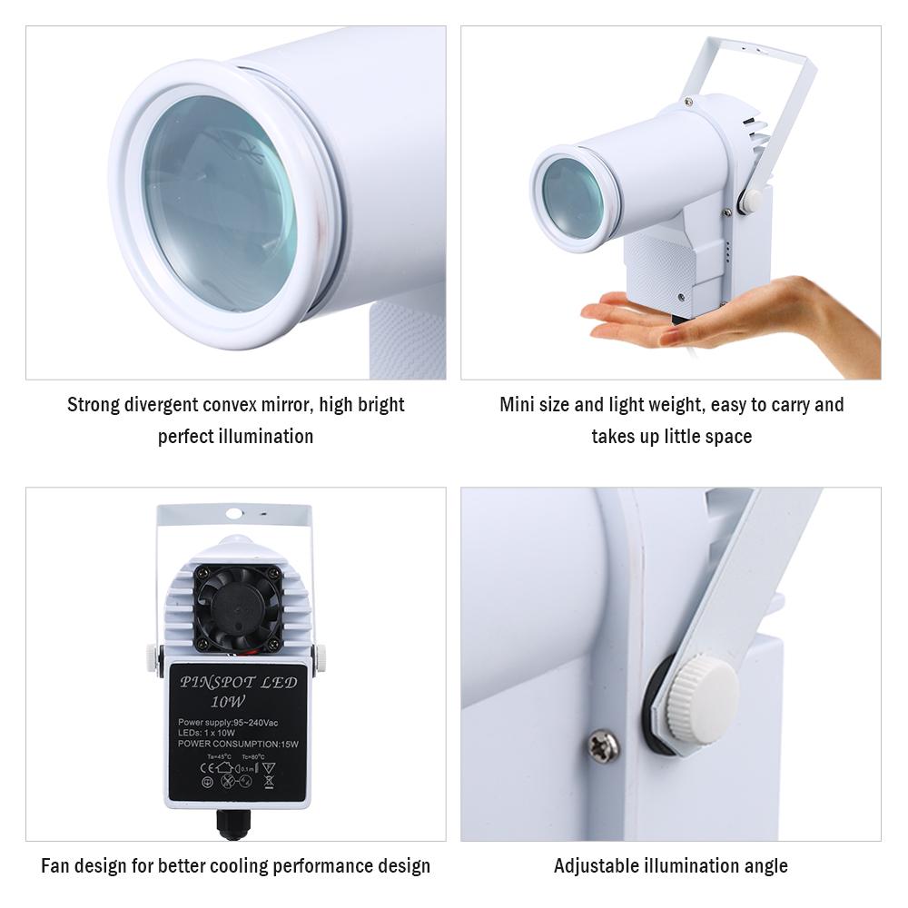 AC95-240V 15W RGB LED Spot Lamp Stage Light Lighting Fixture with Remote Control Controller Supported 16 Colors ChangingCelsius Brightness Adjust