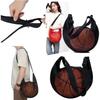 Scheurvast Net Enkele Bal Tas Past op Maat 7 Basketbal Voetbal Volleybal Crossbody Drager Met Verstelbare Band & Rits