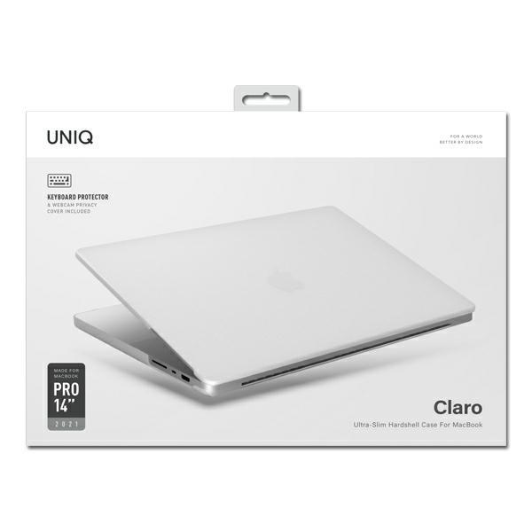 Uniq Etui Claro Macbook Pro 14          (2021/2023/2024) Przezroczysty/Dove Matte Clear