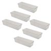 Acrylic Drawer Organizer with Non Slip Base Perfect Storage Solution for Makeup Kitchen Bathroom and Office Items