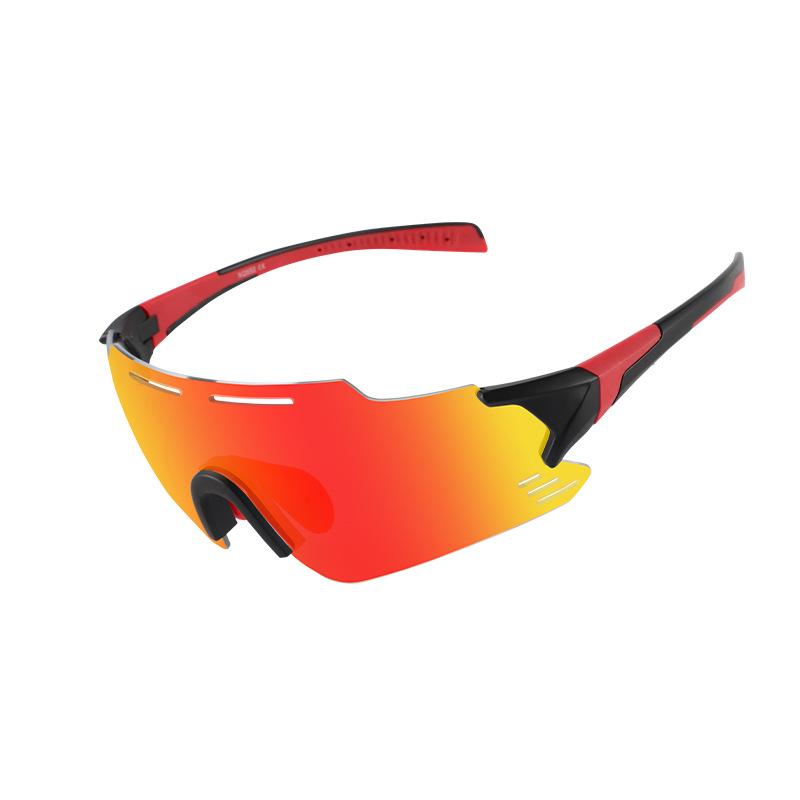 Day and night dual-use cycling glasses, outdoor sports marathon running glasses, color-changing anti-fog protective windproof goggles