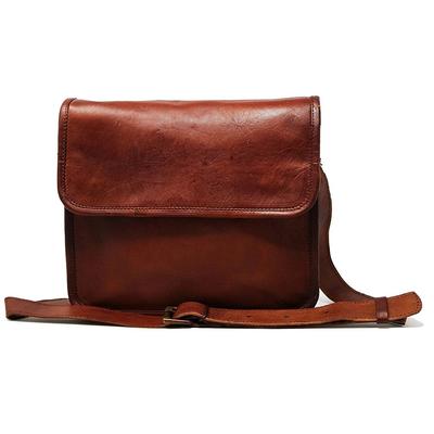 Men's Vintage Genuine Leather Satchel Shoulder Bag Messenger Saddle Retro Bag