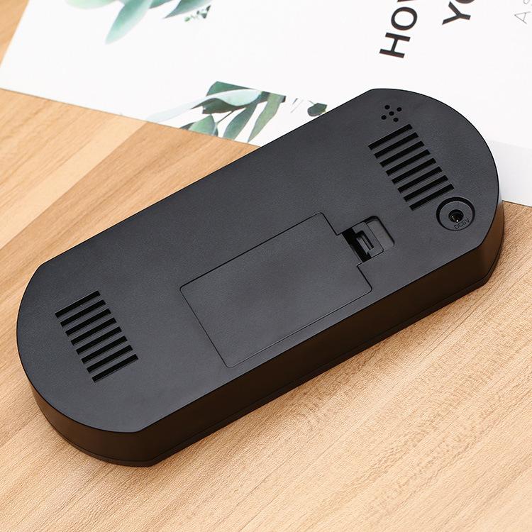 Simple USB Plug Battery Dual Purpose Home Silent Electronic Desktop LED Digital Display Makeup Mirror Alarm Clock