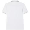 FILA Solid Color Cool Breathable Knitted Polo Shirt Men Tops White F51M421103A-WT
