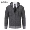 Youth Men's Hooded Knit Cardigan – Casual, Versatile Autumn/Winter Sweater Coat