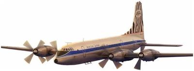 Roden Scale British Bristol 175 Britannia Turboprop Airliner African Safari Airways Plastic Model Kit RE14326 1/144