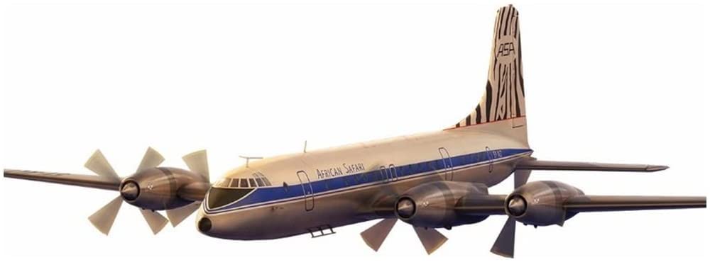 Roden Scale British Bristol 175 Britannia Turboprop Airliner African Safari Airways Plastic Model Kit RE14326 1/144