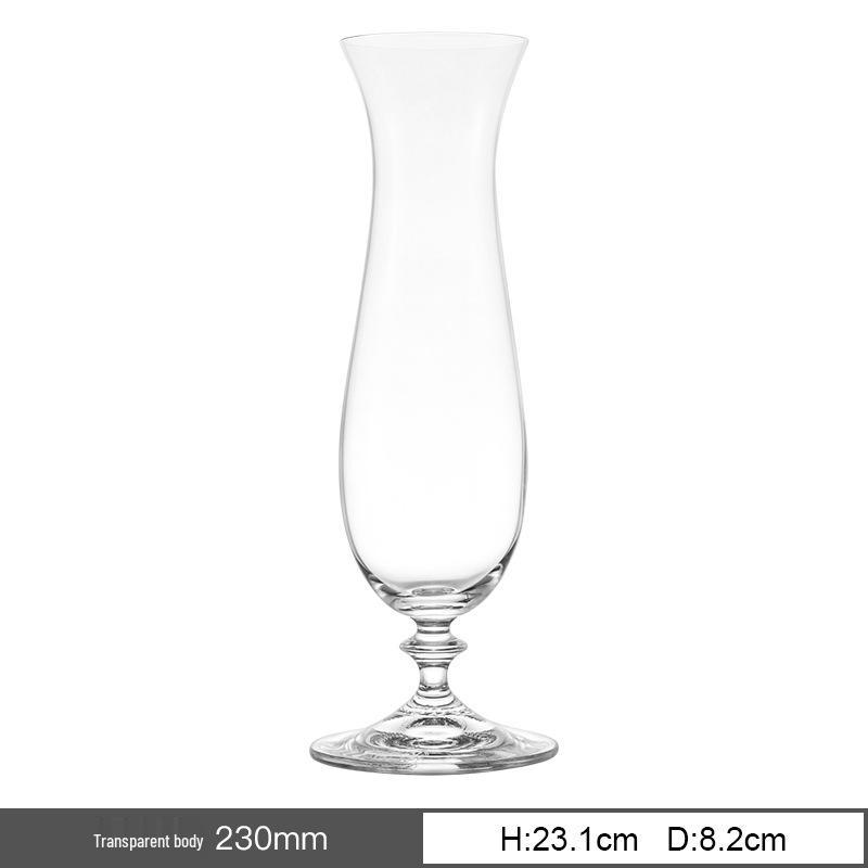 Czech Ralex Lead-Free Crystal Vase: Luxurious Decorative Piece for Living Room or Bedroom чистый