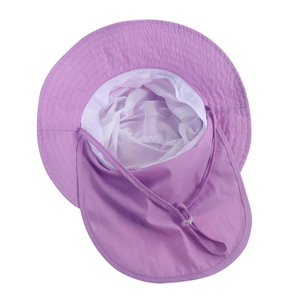 Kids Bucket Hats for Boys Girls UV Sun Protection Beach Caps with Neck Flap Play Hat 12 Colors Available Sizes 2-5 Years Old