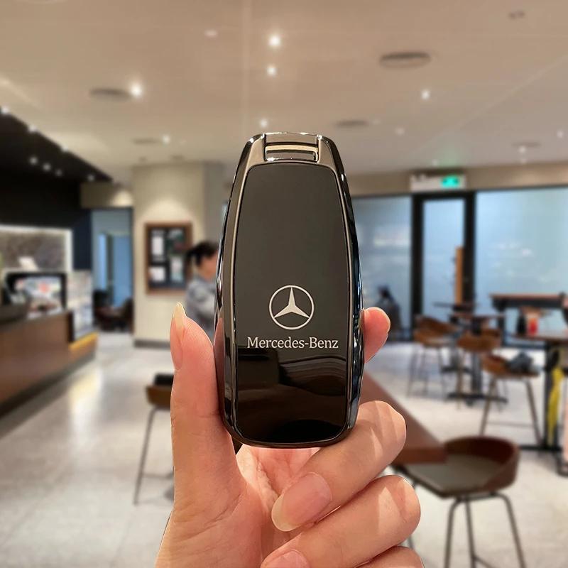 Car key case replacement cover 3buttons for Mercedes-Benz Key AMG MAYBACH 2016+ C-class E-class GLC300L E300l/E260/E350 A200 JED5