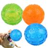 2026 Pet Dog Cat Puppy Sounding Toys Polka Squeaky Tooth Cleaning Balls Playing Balls Pet Teeth Chew Toy Pet Chewing Accessories