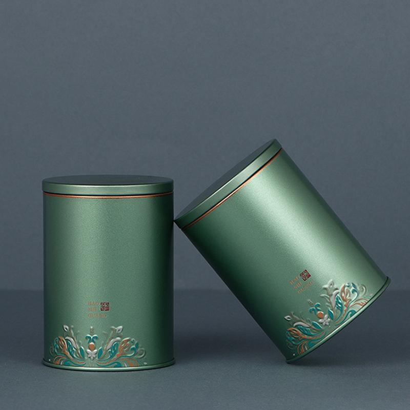 Tinplate Tea Caddy Sealed Storage Tank Portable Travel Tea Boxes Tea Tin Containers Coffee Canister Kitchen Spice Candy Jar