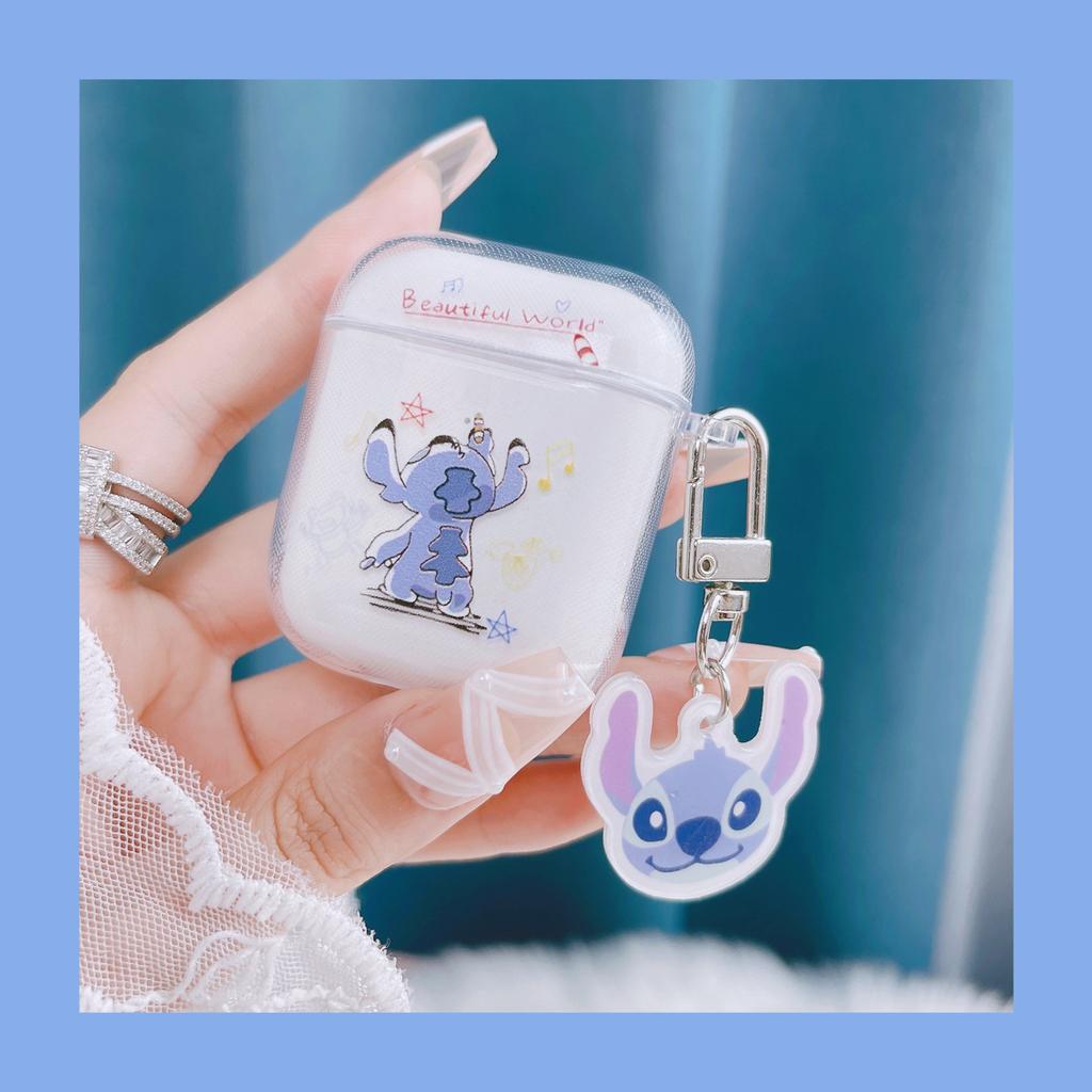 Cartoon AirPods1/1st generation Apple earphone case Pro1st generation Bluetooth earphone case Transparent earphone case Soft