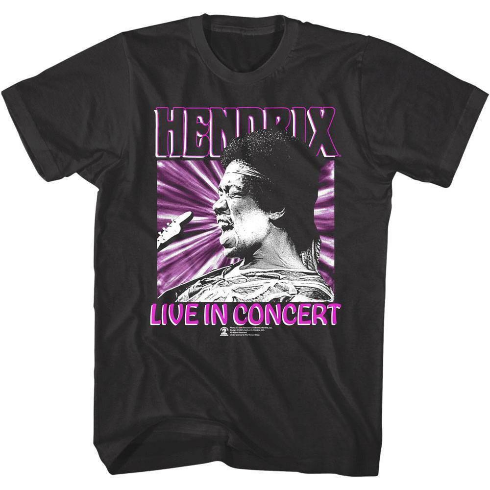 Jimi Hendrix Live in Concert Men's T Shirt