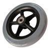 6/8 Inch Heavy Duty Wheelchair Front Castor Wheels Smooth Flexible Solid Tire Wheel Wheelchair Replacement Parts