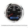 Digital Tach Hour Meter Universal RPM Gauge for 12V/24V Auto Boat Truck