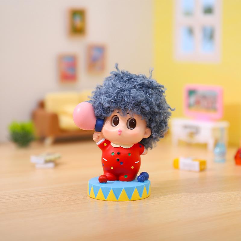 Curly-Haired Baby Series Blind Box Figures Cute Action Figures Collectible Toys For Mystery Box Birthday Gift Home Decorations