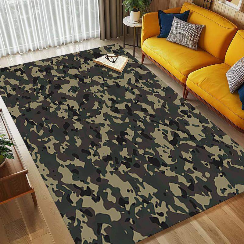 Camouflage Living Room Nonslip Area Rug Soft Carpet For Bedroom Game Playroom Sofa Office Home Decor Doormat Christmas Gift C930972