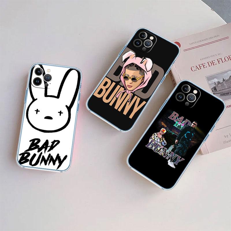 Bad Bunny Transparent Phone Case for Motorola Moto E22I E22S E22 E32 E40 E7 E7I G Plus Power Play Stylus G22 G14