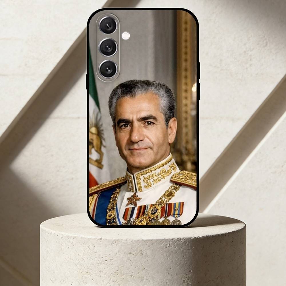 M-Mohammad Reza Pahlavi Phone Case For Samsung Galaxy A13,21s,22,31,32,52,53,71,72,73,Soft Black Cover Samsung a40