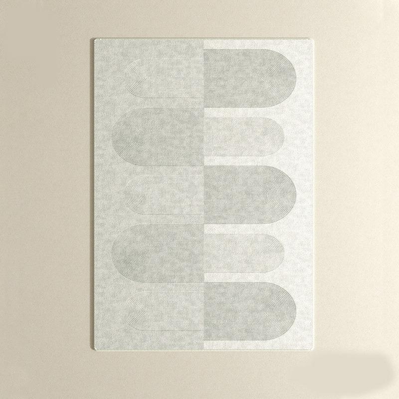 Nordic Style Simple Art Carpet Living Room Sofa Bedroom Bedside Study Kitchen Entrance Door Rug Non-slip Light Luxury Decor Mat