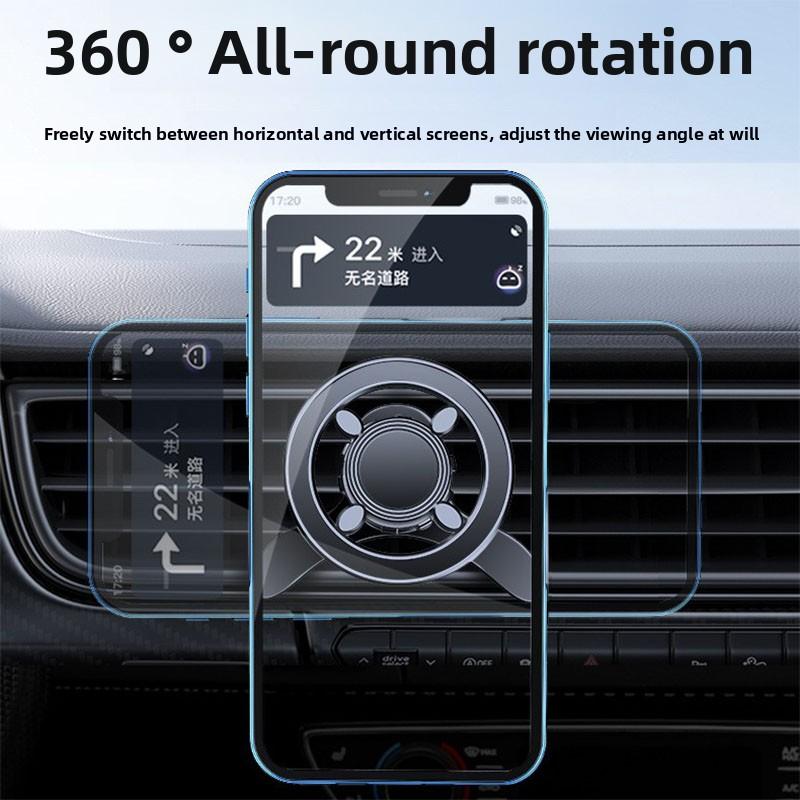 Magnetic Car Phone Holder Stand for Magsafe Car Mount Support GPS Mobile Bracket In Car for IPhone Samsung Xiaomi