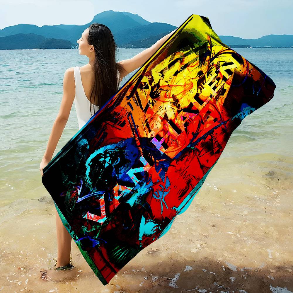 V-Van-Halen Band Microfiber Blanket Quick Drying Beach Towels Oversized Printing Super Absorbent Pool Towel Blanket