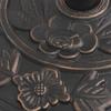 VidaXL Socle de parasol en résine demi-cercle Bronze 9 kg