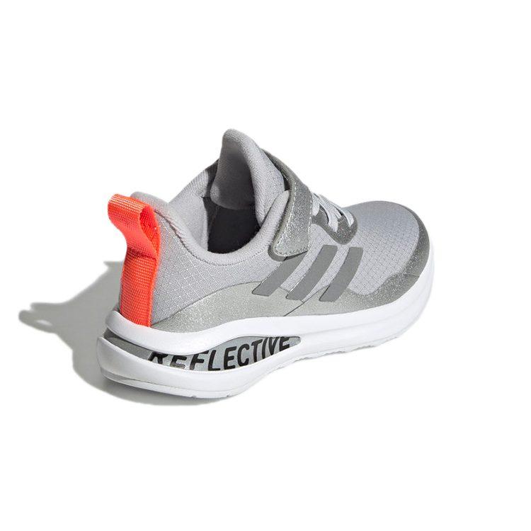 Adidas Fortarun EL K Slip Resistant Low top Kids' Running Shoes Bright Silver Kids' GY0226