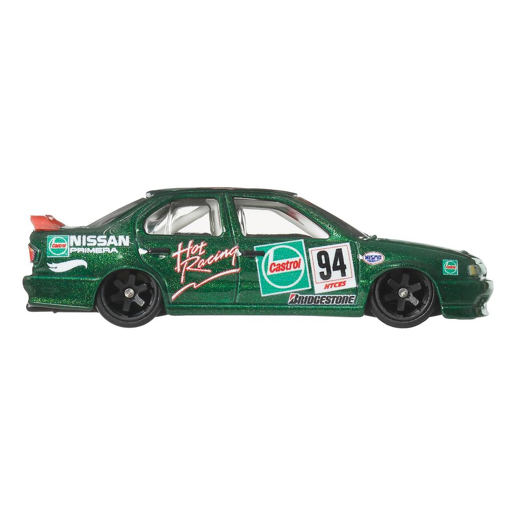 Hot Wheels Boulevard '94 Nissan Primera Vehicle Ride-On Toy, Green, JBL31, Ages 3 and Up
