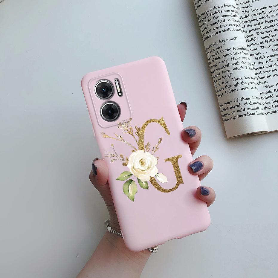 For Xiaomi Redmi 10 5G Case Cute Letters Cover Soft Silicon Protective Phone Case For Xiaomi Redmi 10 Redmi10 5G 2022 Back Cover