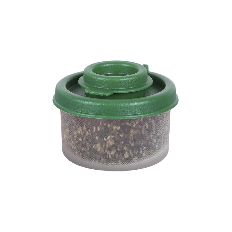 Mini Kitchen Spice Shakers: Transparent Salt and Pepper Jars