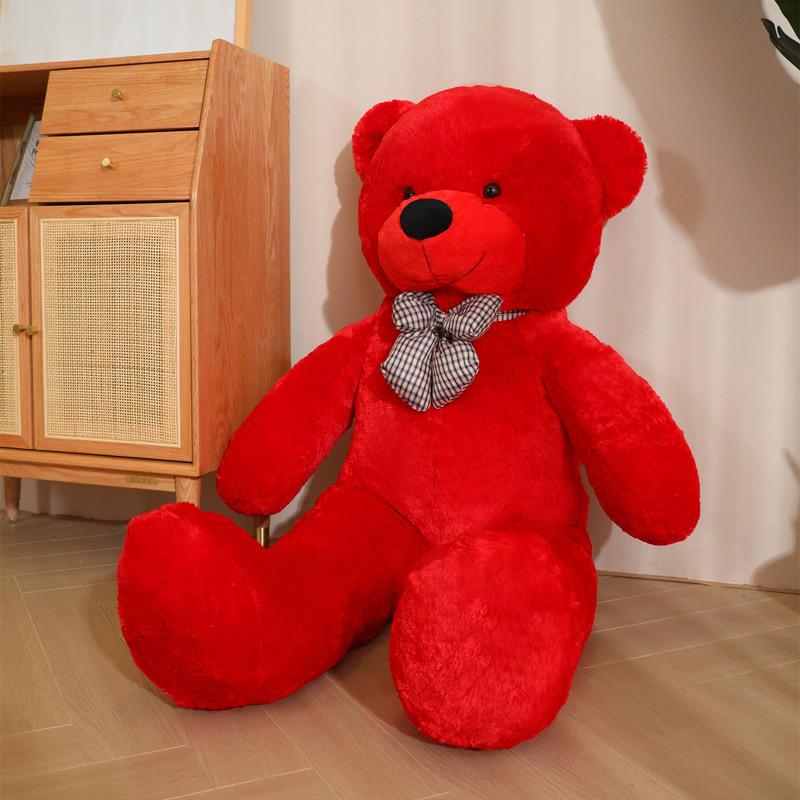 Fat Version Bear Doll Plush Toy Large Cloth Doll 1.6 Meters 2 Meters Big Bear Hug Bear Birthday Gift Female