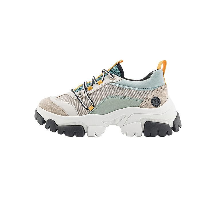 Timberland Comfortable Lightweight Versatile Slip Resistant Durable Low Top Hiking Shoes Women Hiking Shoes White Gray A41BWW