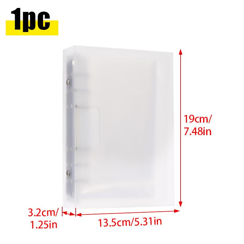 

100-Page Coin Collection Book Loose-Leaf Book Moisture-Proof Dust-Proof Collecting Displaying Banknotes Coins Stamps Paper Cards