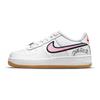Nike Air Force 1 LV8 GS Pink Glaze Kids Sneakers White Chile-Red Gum-Light-Brown DB4542-100