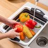 3 in 1 Folding Vegetable Board BPA Free Fruit Basket Collapsible Cutting Board  Kitchen Use