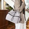 2025 new Japanese drawstring tote bag girls casual large-capacity niche design casual shoulder messenger bag