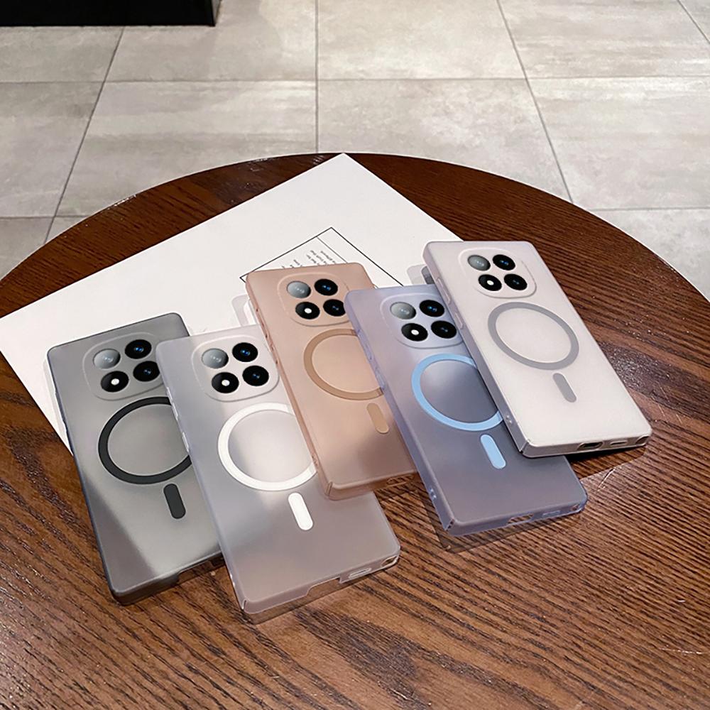 For Xiaomi Redmi Note 14 Pro+ 5G Case Compatible with MagSafe Precise Cutouts Matte PC Phone Cover