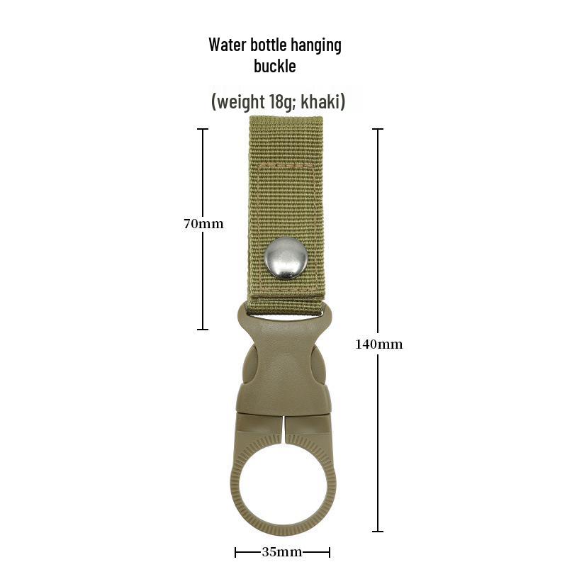 Tactical Nylon Water Bottle Hanging Carabiner Clip